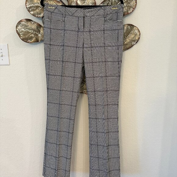 Express Columnist Plaid Dress Pants - Size 6R - Picture 2 of 4